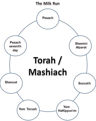 The Milk run of the seven festival Sabbaths.
http://www.betemunah.org/