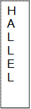  H
 A
 L
 L
 E
 L
